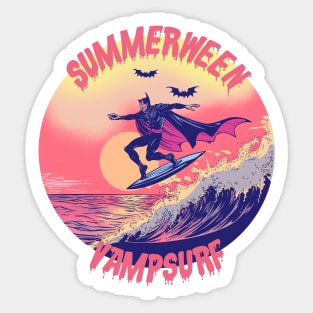Summerween VampSurf Sticker